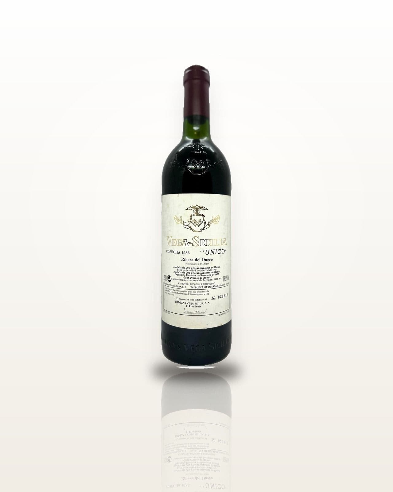 Vega Sicilia Único 1986