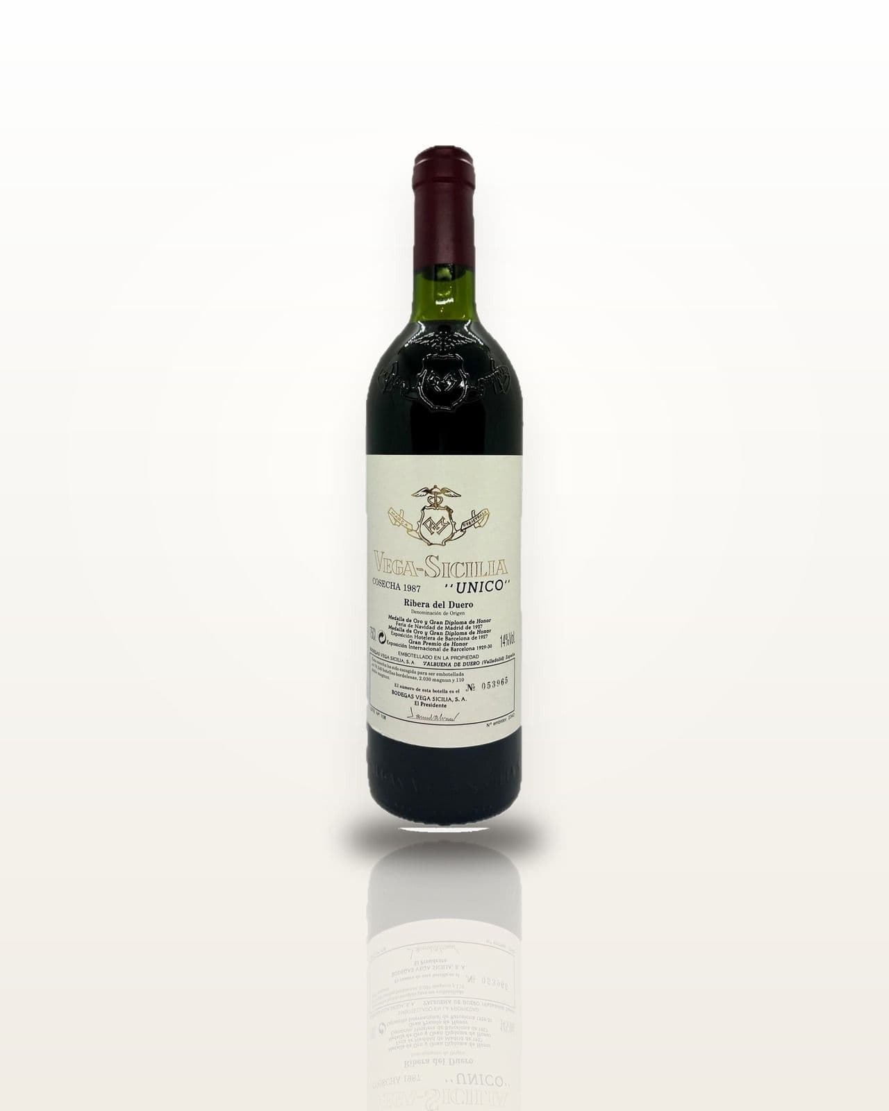 Vega Sicilia Único 1987