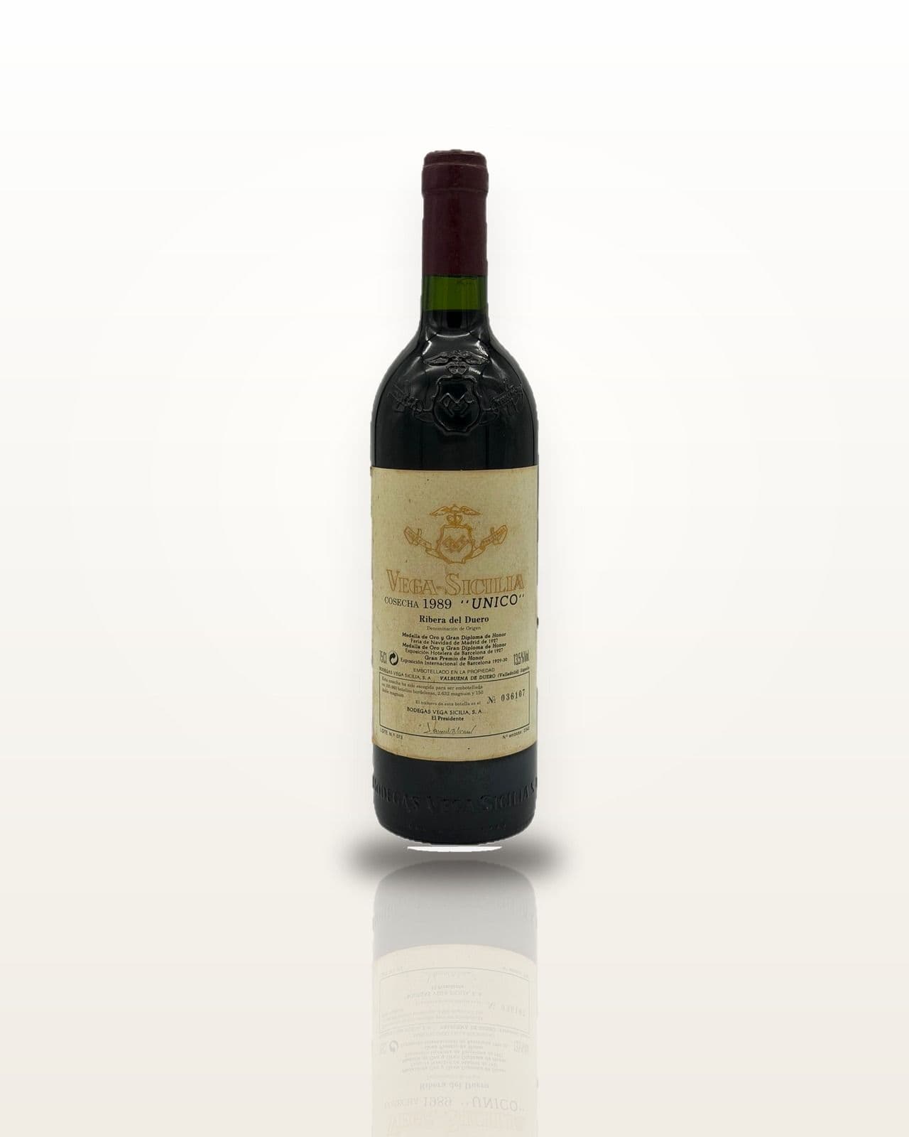 Vega Sicilia Único 1989