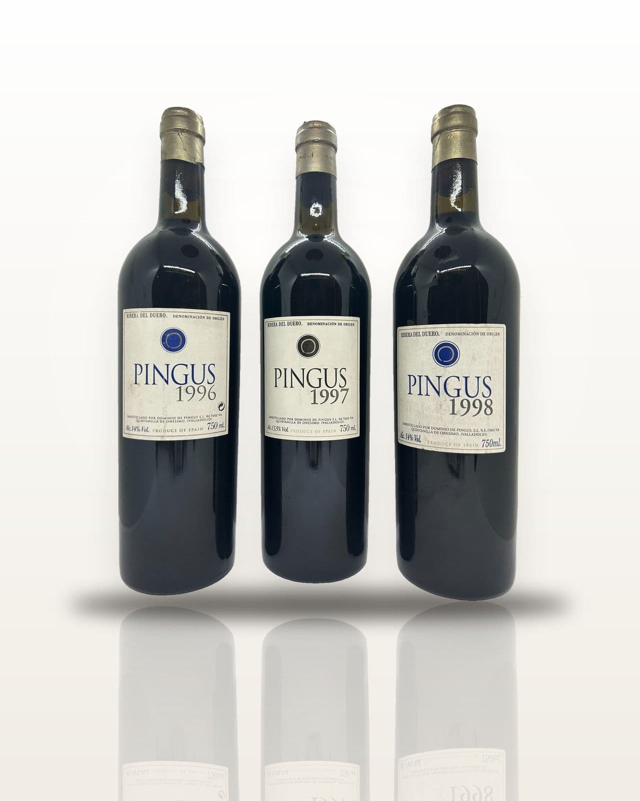Dominio de Pingus Pingus · Vertical 1996–1998 1996